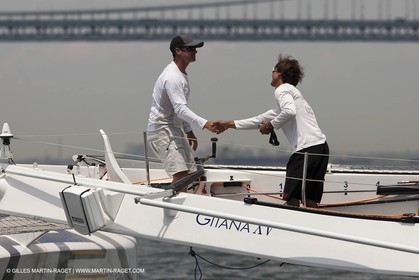 03 07 2012 - New York (USA, NY) -Krys Ocean Race prologuie - arrivée à New York