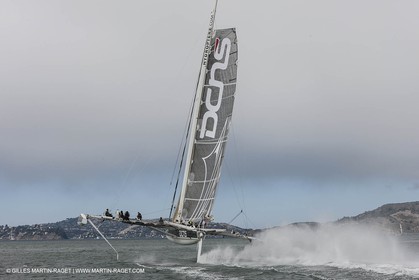 23 08 2012 - San Francisco (USA,CA) l'Hydroptère sails in San Francisco Bay