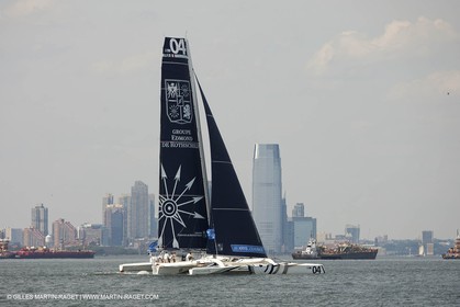 03 07 2012 - New York (USA, NY) -Krys Ocean Race prologuie - arrivée à New York