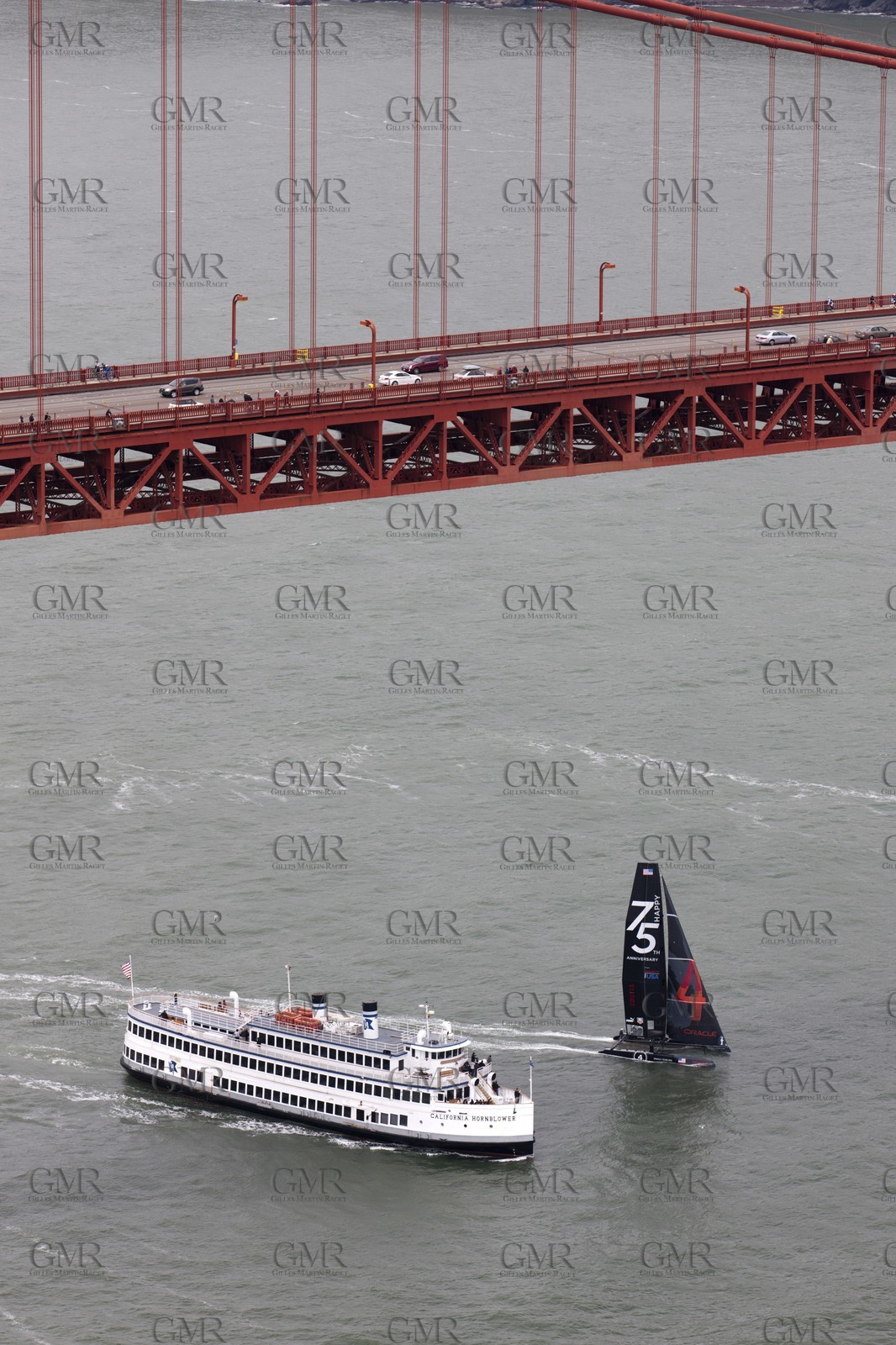 27 05 2012 - San Francisco (USA,CA) - 34th Americas's Cup - America's Cup celebrates the Golden Gate Bridge 75th Anniversary