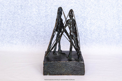 Oeuvre de Germaine Richier, La Lutte, 1946, Epreuve d'exposition