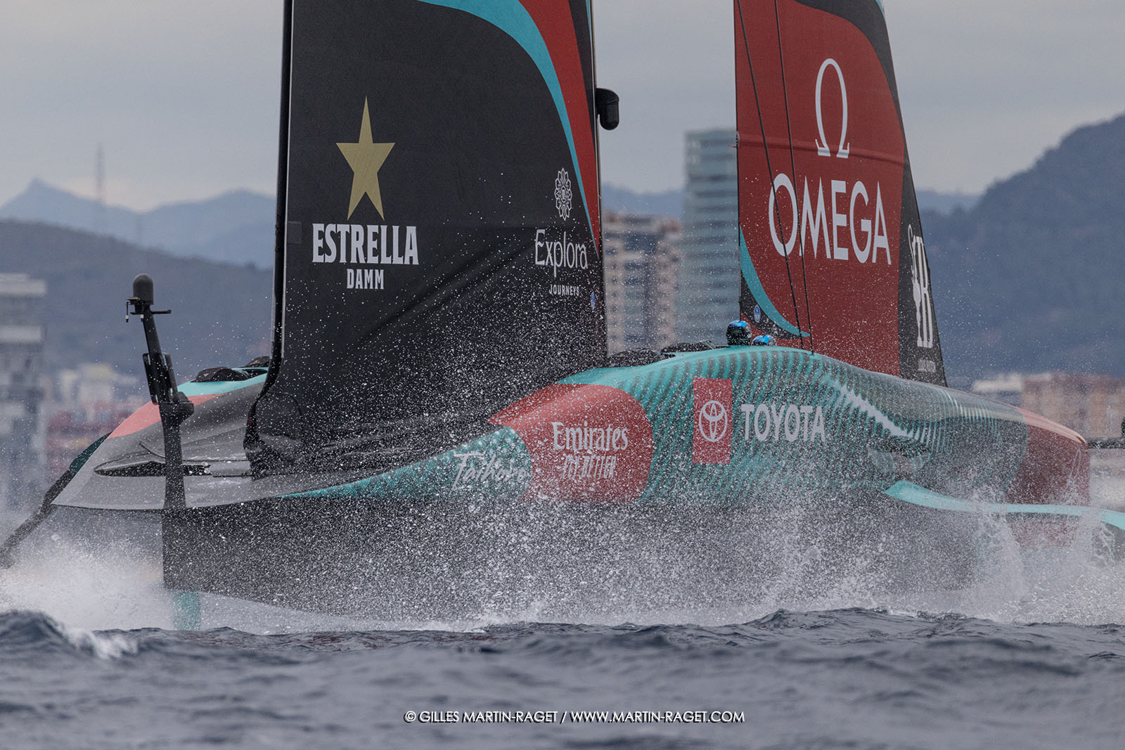 18 10 2024, Barcelona (ESP), Louis Vuitton 37th America's Cup, Final Match, Race Day 5, Race 8