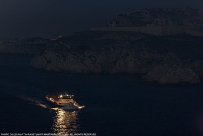 17 02 2012 - Marseille (FRA,13) - Arrivée dans le port de marseille à bord du Piana (Cie La Méridionale)