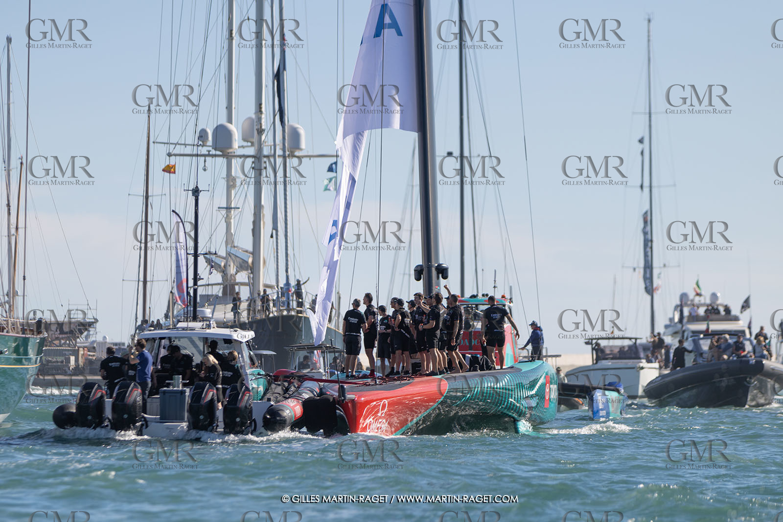 19 10 2024, Barcelona (ESP), Louis Vuitton 37th America's Cup, Final Match, Race Day 6
