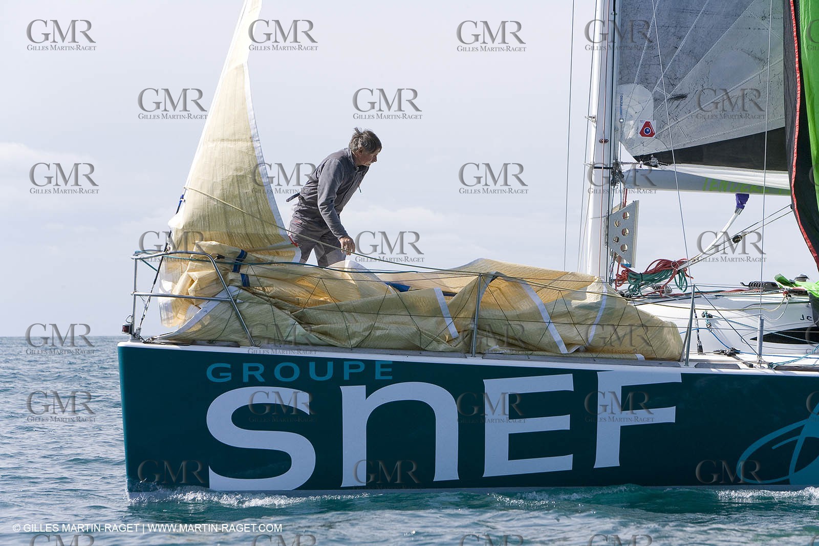 27 03 08- La Grande Motte- (FRA,34) Transat AG2R 2008- Jean-Paul Mouren- Laurent Pellecuer