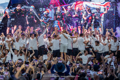04 10 2024, Barcelona (ESP), 37th America's Cup, Louis Vuitton Cup Final, Race Day 7 , Prizegiving