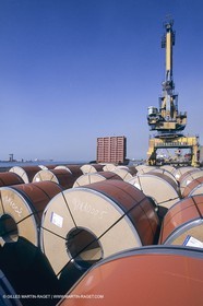 France, Provence, Site industiel de Fos sur mer, acieries