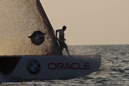 14 11 2010 - Dubai (UAE) - Dubai Louis Vuitton Trophy -  BMW ORACLE Racing - Training - Race Day 1