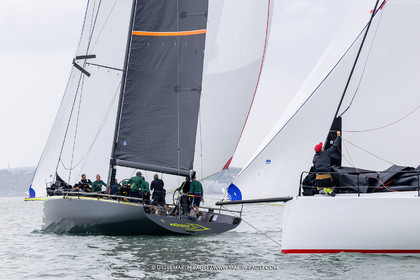 23 07 2025, Cowes (UK, IOW), Admiral's Cup 2025, Inshore racing Day 2, Django Wallyrocket 51, Yacht Club Costa Smeralda (ITA)