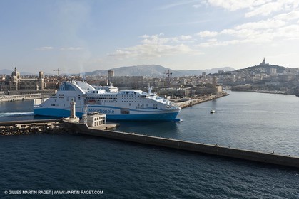 14 01 2012 - Marseille (FRA,13) - La Meridionale shipping company - the Piana off Marseille and the Calanques