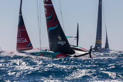 26 09 2024, Barcelona (ESP), 37th America's Cup, Louis Vuitton Cup Final, Race Day 1