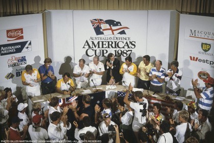 Sailing, Yacht Racing, 26th America's Cup Fremantle 1987