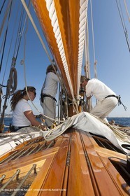 01 10 2011 - Saint Tropez (FRA,13) - Voiles de Saint Tropez 2011 - Classic Yachts - Day 5 - Onboard Mariquita