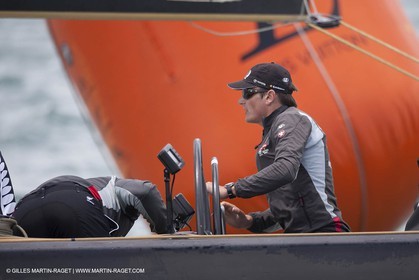 30 01 2009 - Auckland (NZL) - Louis Vuitton Pacific Series - Racing Day 1 - Emirates Team New Zealand Vs Damiani Italia