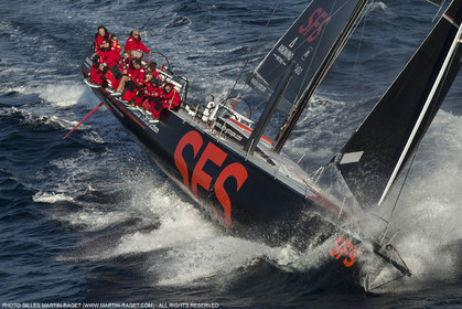 24 mars 2016   Marseille (FRA,13), SFS II (skipper Lionel Péan), dernière sortie d'entraînement avant la SNIM