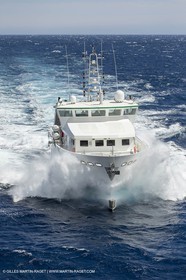 Al Azizi -  H2X boatyard - Oceanographjic research ship - Sea trials off La Ciotat (FRA,13) - 29 07 2014