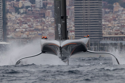 18 10 2024, Barcelona (ESP), Louis Vuitton 37th America's Cup, Final Match, Race Day 5, Race 8