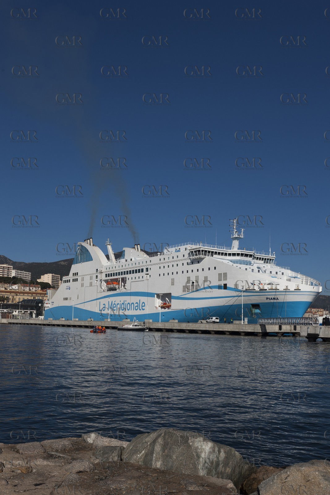 16 02 2012 - Ajaccio (FRA, Corse) -  La Méridionale shipping company- Piana at Ajaccio