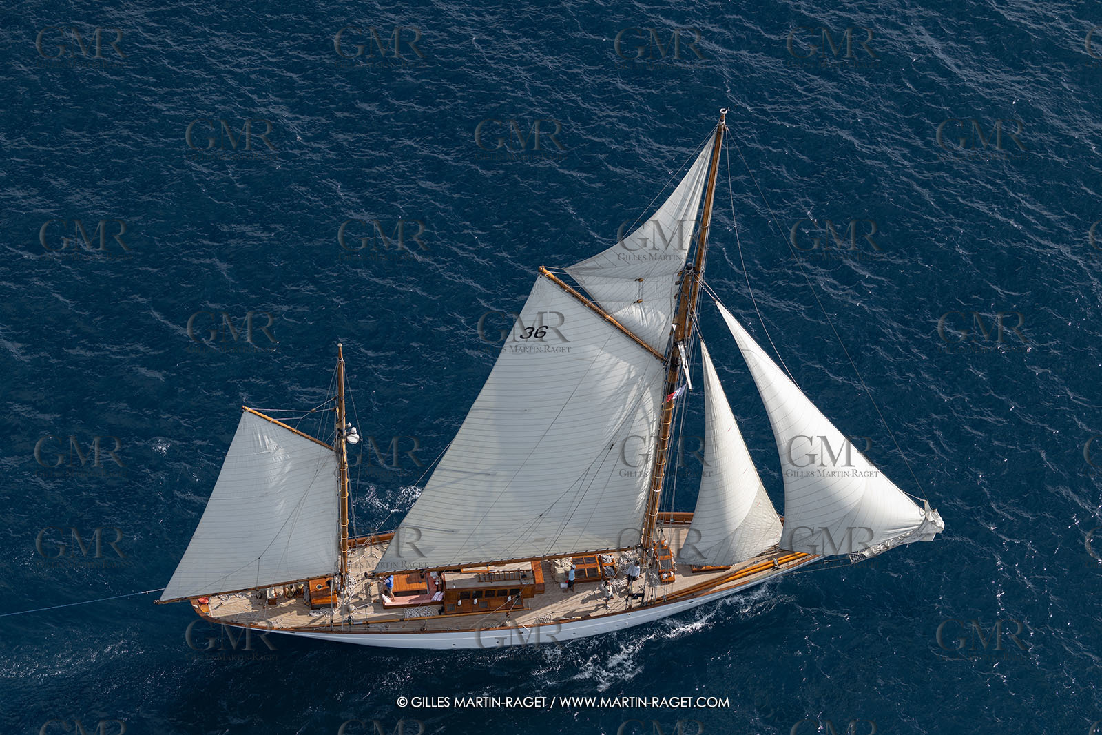 04 10 2025, Saint-Tropez (FRA), Les VoIles de Saint-Tropez 2025, Race Day 6