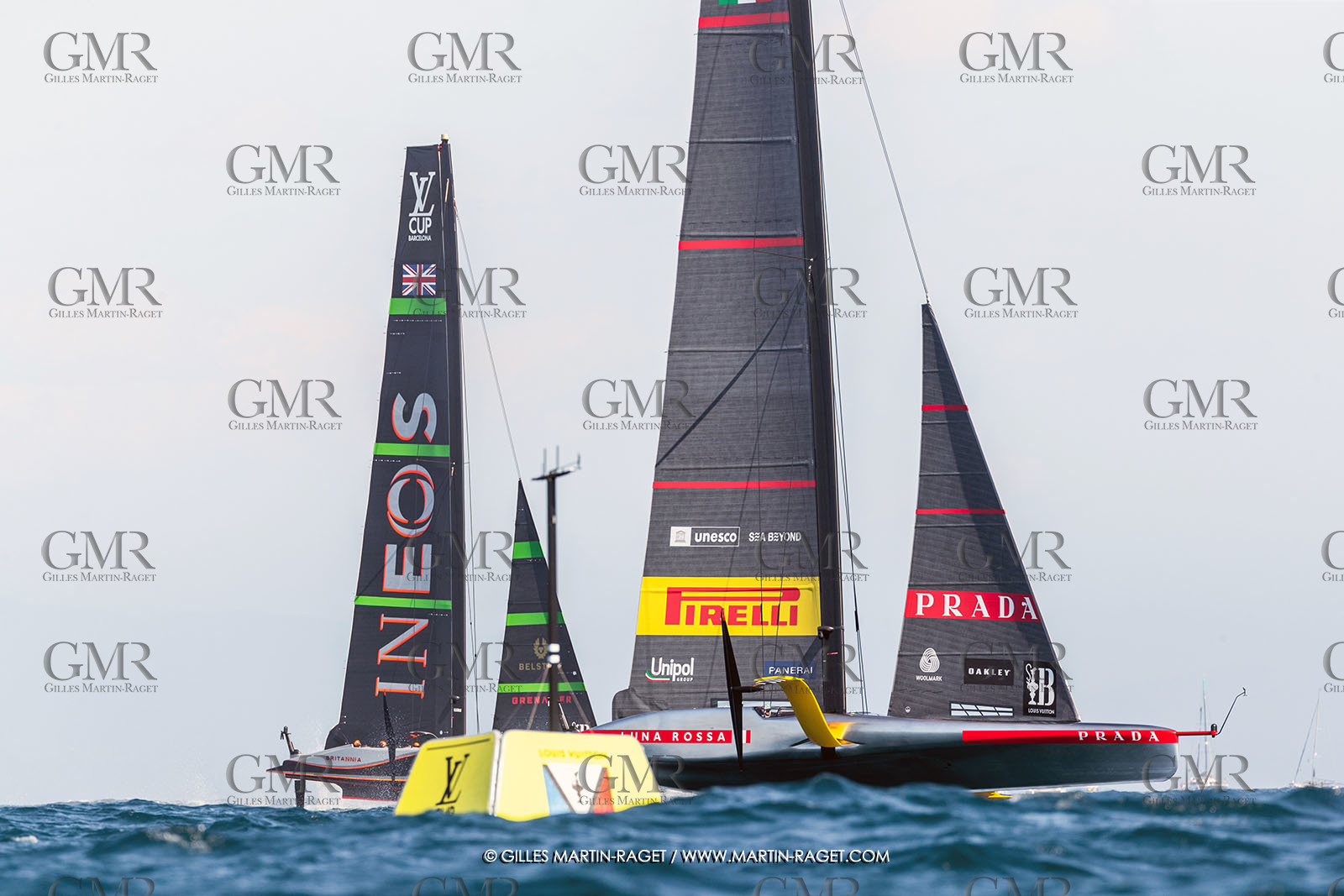 26 09 2024, Barcelona (ESP), 37th America's Cup, Louis Vuitton Cup Final, Race Day 1