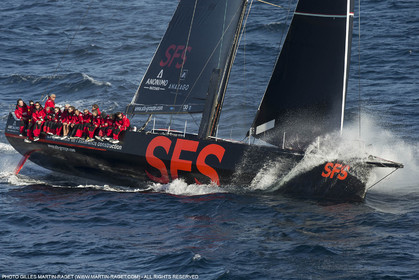 24 mars 2016   Marseille (FRA,13), SFS II (skipper Lionel Péan), dernière sortie d'entraînement avant la SNIM