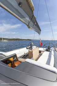 24 07 2016, Bonifacio (FRA), Wally Yachts, J One in cruising mode