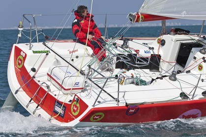 13 03 2010 -  La Grande Motte   Port Camargue (FRA) - Groupe Bel - Kito de Pavant   Sebastien Audigane training for Transat AG2R