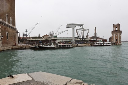 20 02 2012 - Venezia (ITA) - 34th America'sCup - Venezia 2012 America's Cup World Series - The Arsenale where the AC45 moorings, public village, media center and Club 45 will be located