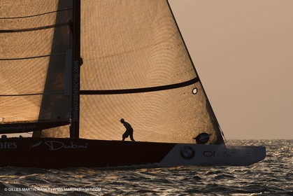 14 11 2010 - Dubai (UAE) - Dubai Louis Vuitton Trophy -  BMW ORACLE Racing - Training - Race Day 1