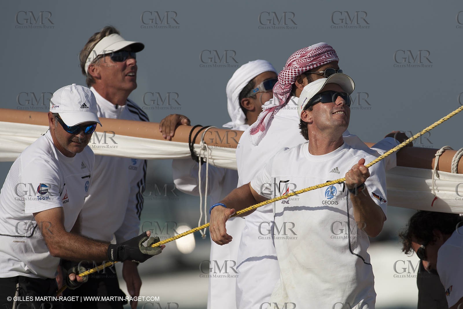 20 11 2010 - Dubai (UAE) - Dubai Louis Vuitton Trophy - Traditionnal dhow races for competing teams
