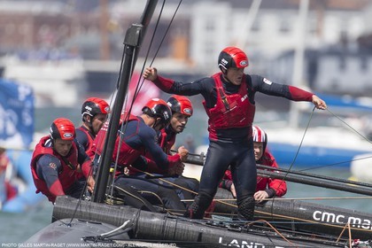 25 07 2015, Portsmouth (GBR), 35th America's Cup, Louis Vuitton America's Cup World Series Portsmouth 2015, Race Day 1