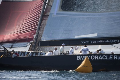 18 05 2010 - La Maddalena (ITA, Sardinia) Louis Vuitton Trophy - BMW ORACLE Racing - Training