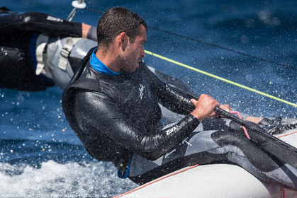 25 04 2016, Hyères (FRA,83), Jeux Olympiques Rio 2016, voile, 470, Sofian Bouvet   Jeremie Mion, SFS Voile
