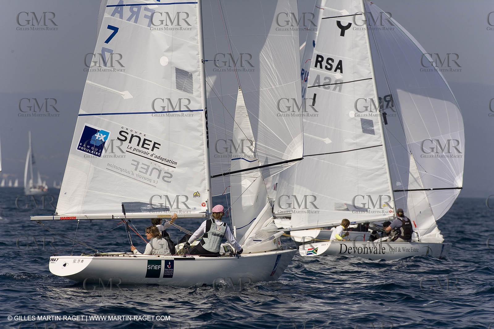 25 04 2007 - 2007 Semaine Olympique Française - Hyères (South of France) - Day 4 - Team France - Yingling - Le Helley-Deplanque-Lepesant