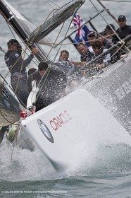 30 01 2009 - Auckland (NZL) - Louis Vuitton Pacific Series - Racing Day 1 - Emirates Team New Zealand Vs Damiani Italia