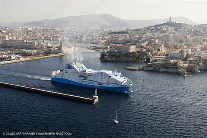 14 01 2012 - Marseille (FRA,13) - La Meridionale shipping company - the Piana off Marseille and the Calanques