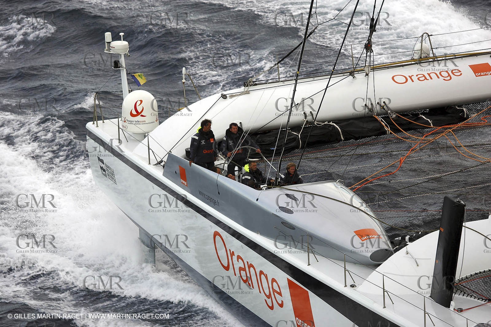 Orange II-2004 Mediterranée Record-Start off Marseilles
