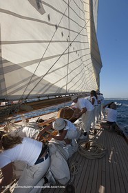 01 10 2011 - Saint Tropez (FRA,13) - Voiles de Saint Tropez 2011 - Yachts classiques - Jour 5 - A bord Mariquita
