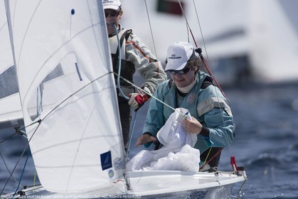 10 04 2015, Marseille (FRA), Yachting Club de la Pointe Rouge - Coupe Internationale de Printemps des 470, Day 3