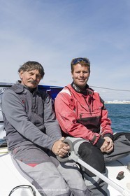 27 03 08- La Grande Motte- (FRA,34) Transat AG2R 2008- Jean-Paul Mouren- Laurent Pellecuer