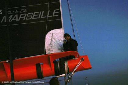 Bruno Peyron - Orange II - First sea trials