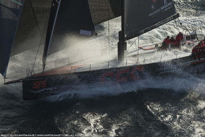 24 mars 2016   Marseille (FRA,13), SFS II (skipper Lionel Péan), dernière sortie d'entraînement avant la SNIM