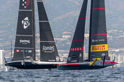 16 09 2024, Barcelona (ESP), 37th America's Cup, Louis Vuitton Cup Semi-final, Race Day 3
