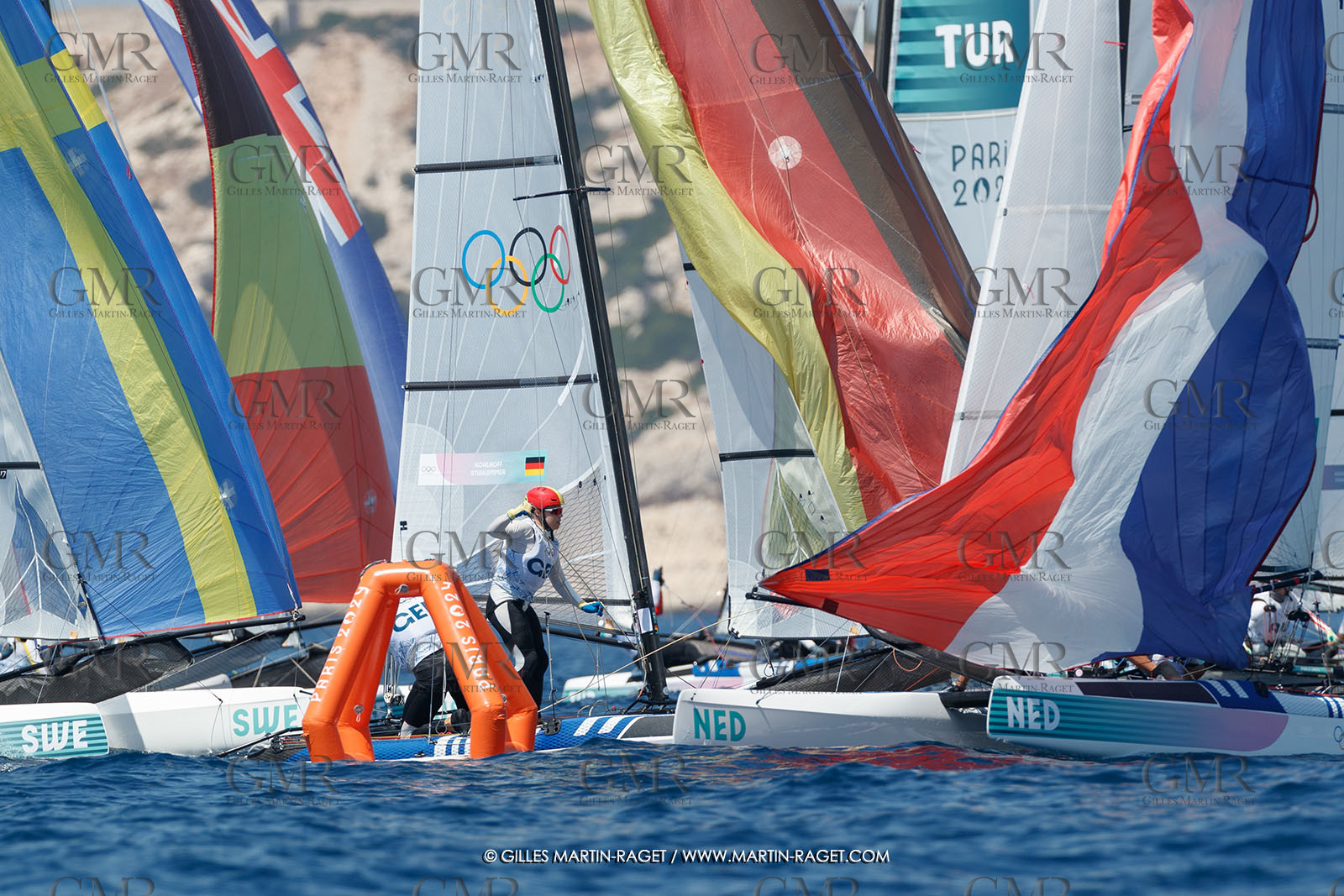 05 08 2024, Marseille (FRA), Paris 2024 Olympic Games, Sailing, Race Day 8