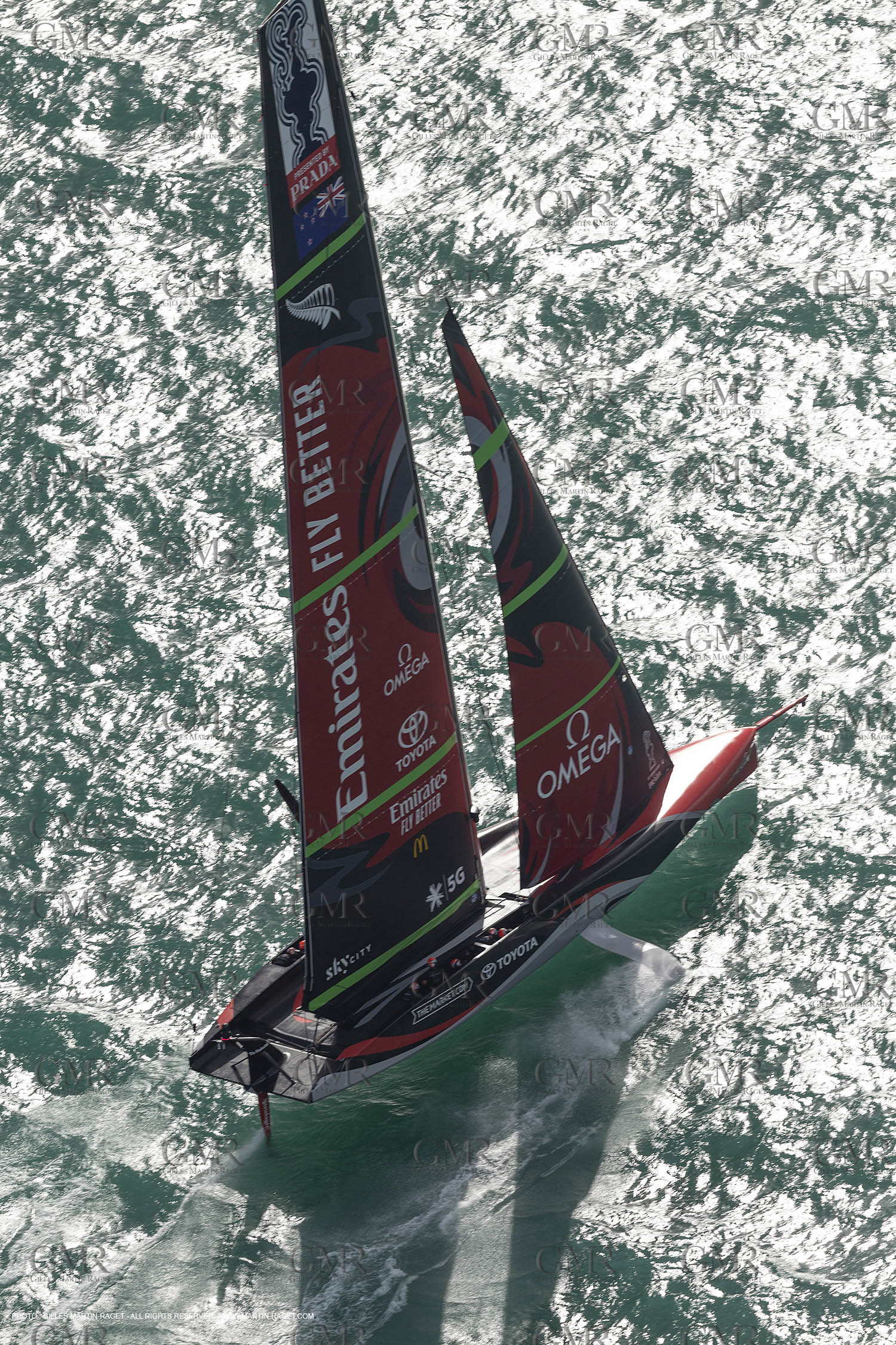 10 12 2020 - Auckland (NZL) - 36th America's Cup - Practice Sessions - Day 2 - Emirates Team New Zealand