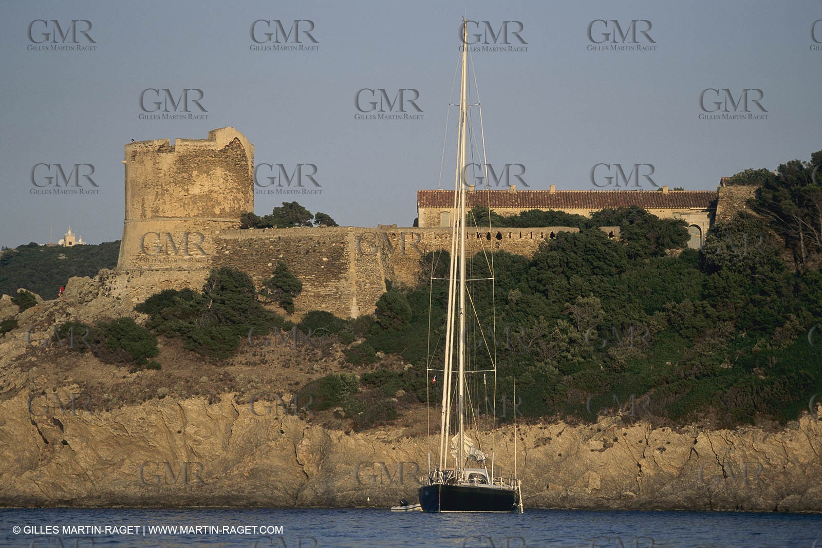 France, Provence, Iles d'Hyères, Port Cros