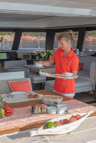 30 08 2018, Porto Vecchio (FRA, South Corsica) Chantier Fountaine-Pajot, Alegria 67