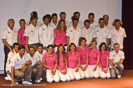 26 05 2008 - Paris (Fra, 75) - Présentation de l'Equipe Olympique de Voile sélectionnée pour les JO de Pékin