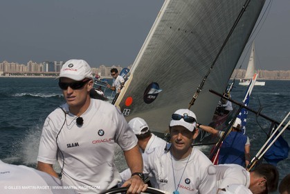 14 11 2010 - Dubai (UAE) - Dubai Louis Vuitton Trophy -  BMW ORACLE Racing - Training - Onboard Vs All 4 one