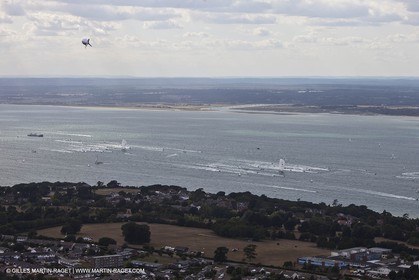 05 08 2010 - Cowes (UK, IOW) - The 1851 Cup -  BMW ORACLE Racing -  - Round The Island Race - Back in the Solent.